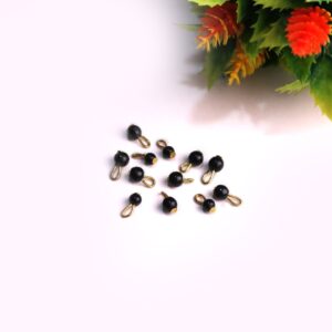 Pearl hook black (6mm)