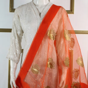 Organza Embroidery Bunch Dupatta