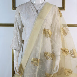 Organza Embroidery Bunch Dupatta
