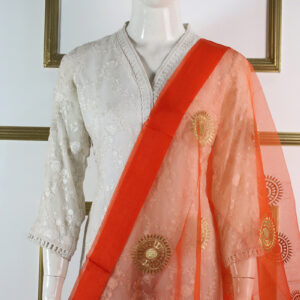 Organza Embroidery Bunch Dupatta