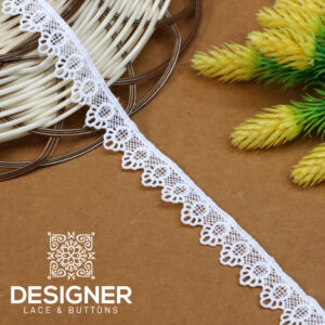 Gpo Milky Side Lace | 1 Yard | DNO-7291