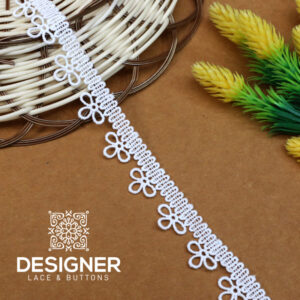Gpo Milky Side Lace | 1 Yard | JT-1507-2